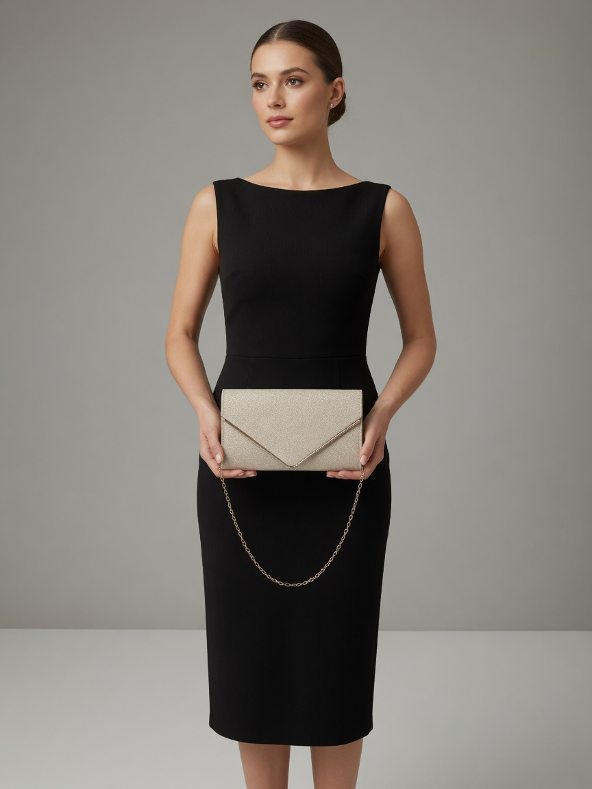 Chelsea Hard Case Minaudiere Evening Clutch Bag