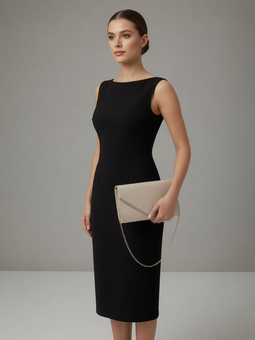 Chelsea Hard Case Minaudiere Evening Clutch Bag