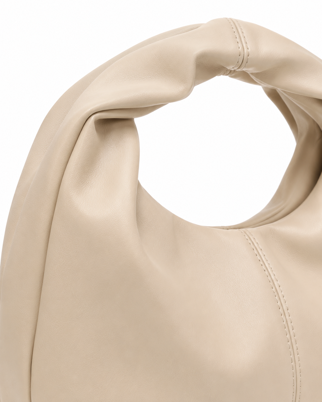Sydenham Pleated Vegan Leather Clutch Bag