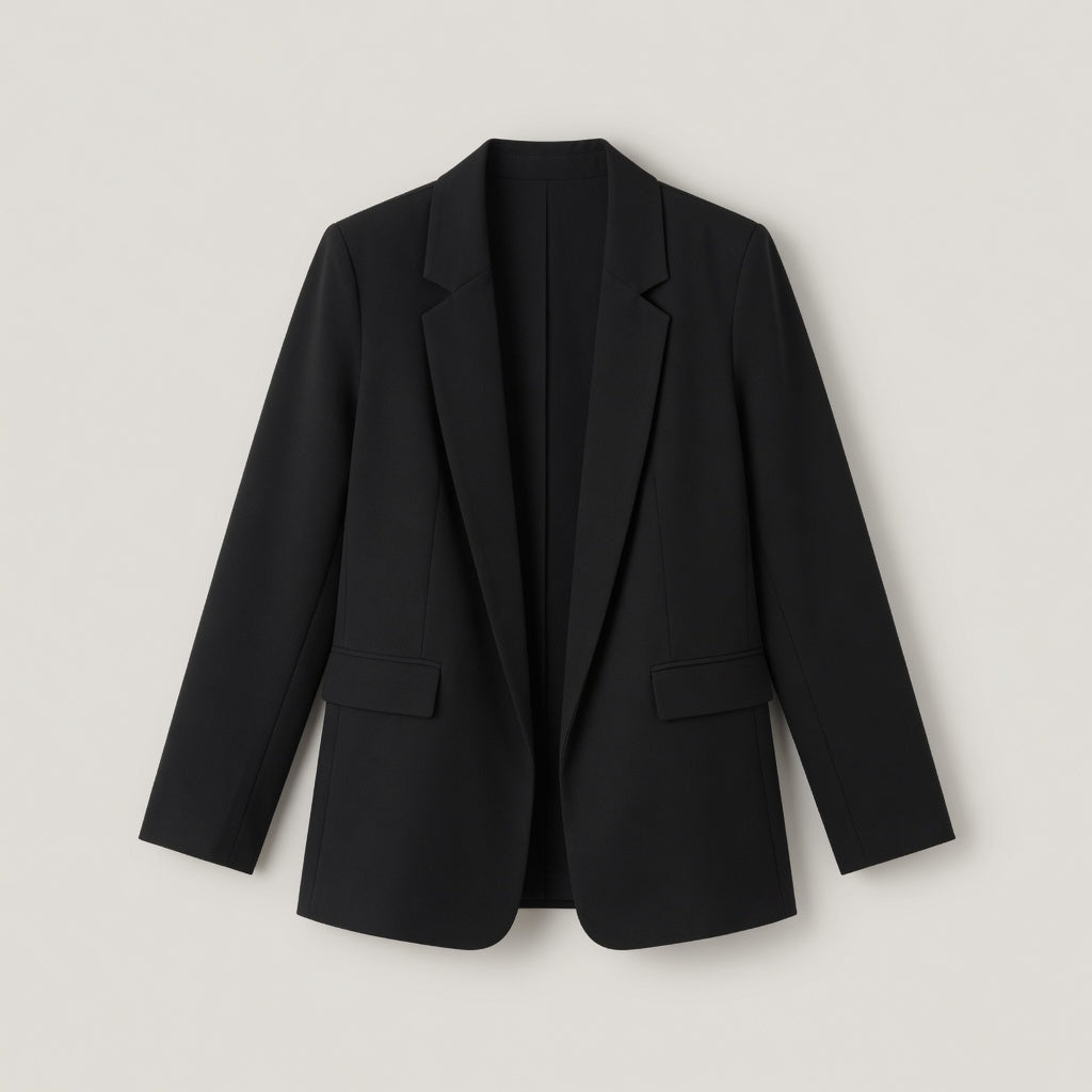 Marcie Turn Down Collar Relaxed Pocket Jacket