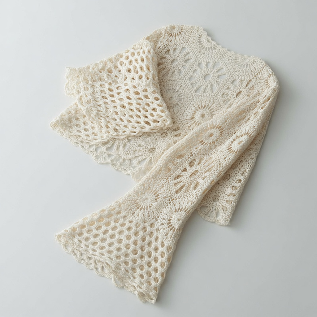 Bluebell Crochet Tie Front Flared Sleeve Cover Up