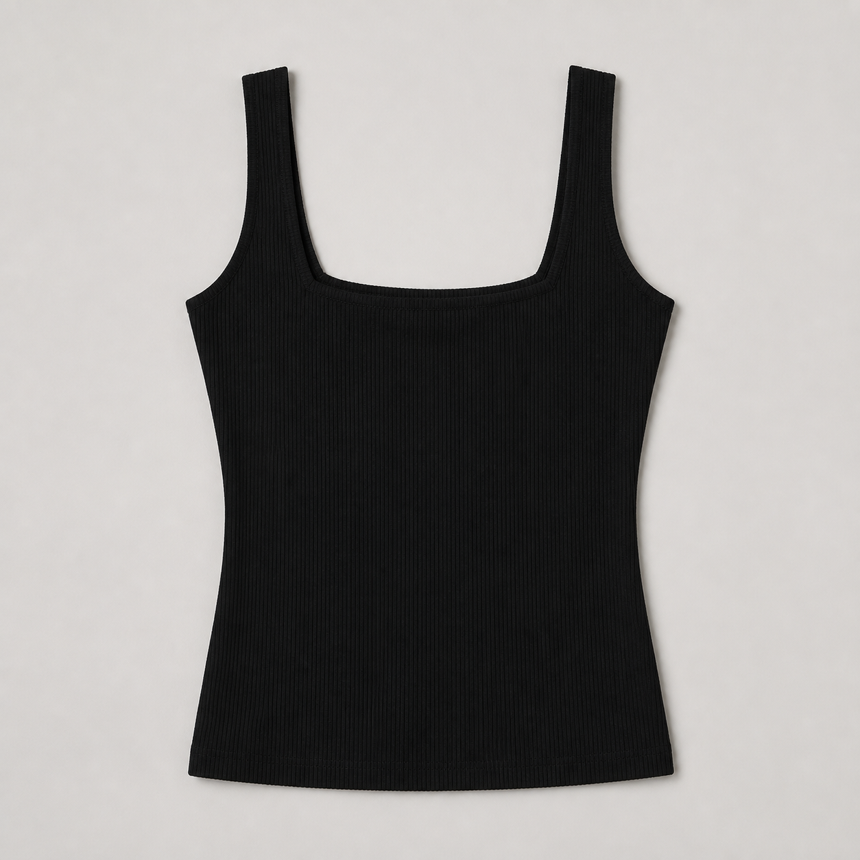 Mika Ribbed Off The Shoulder Strappy Tank Top