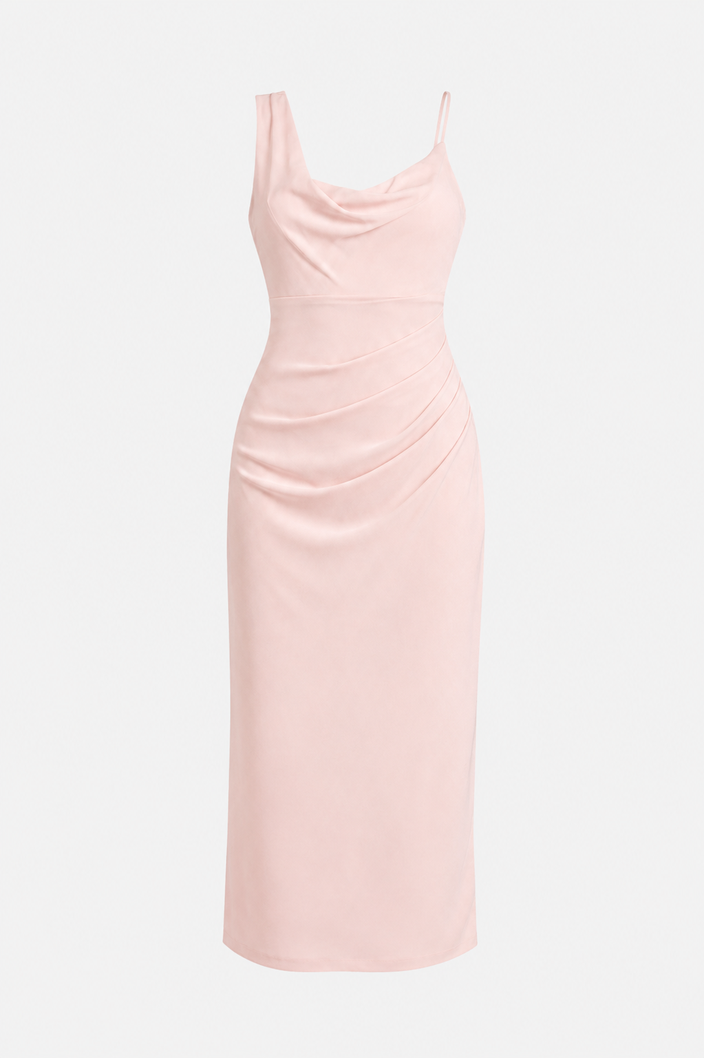 Cressida Asymmetric Strap Chiffon Mermaid Bridesmaid Dress