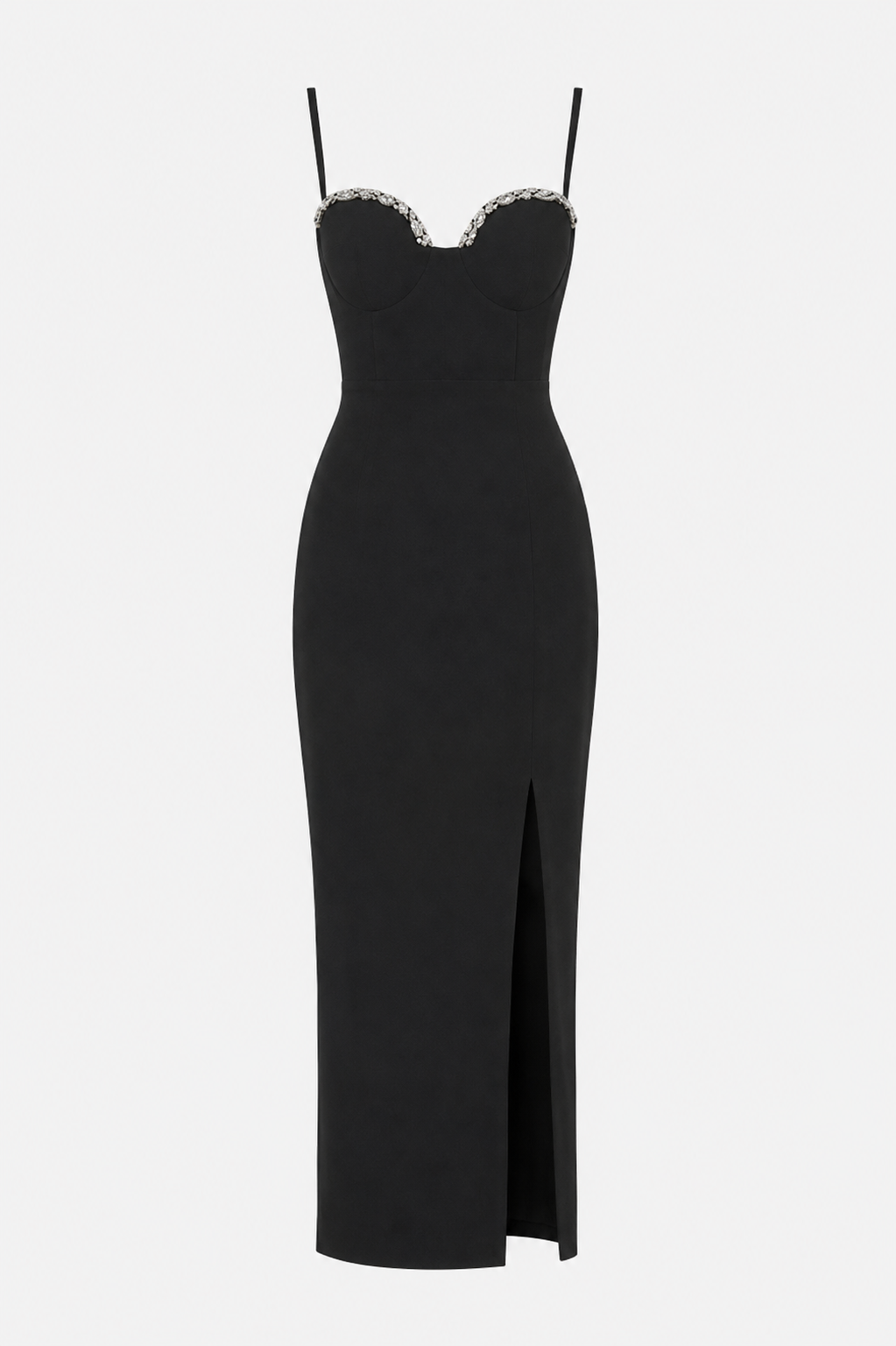 Bianca Beaded Strappy Bandage Bodycon Midi Dress