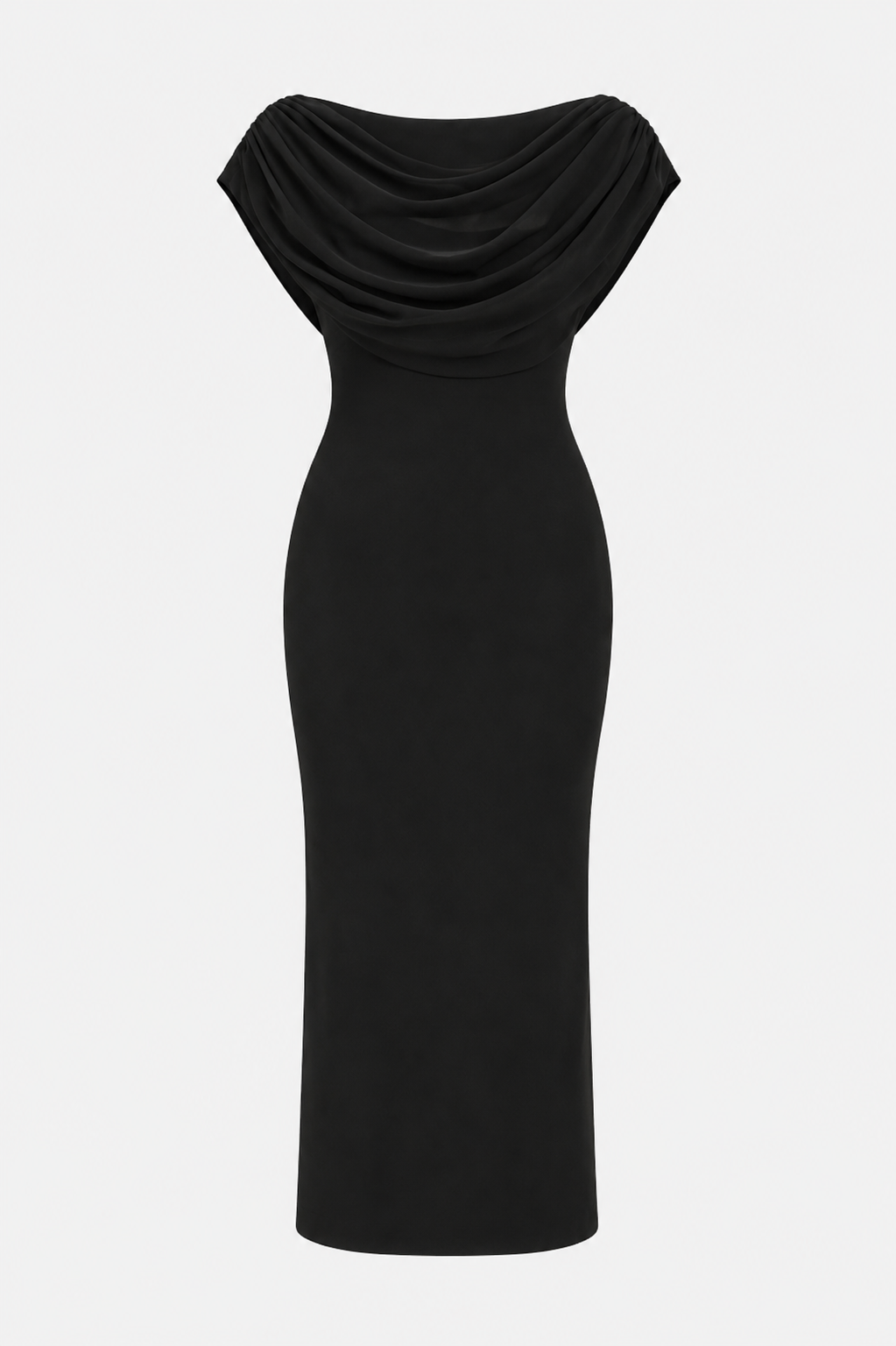 Margot Chiffon Capelet Mermaid Bridesmaid Maxi Dress