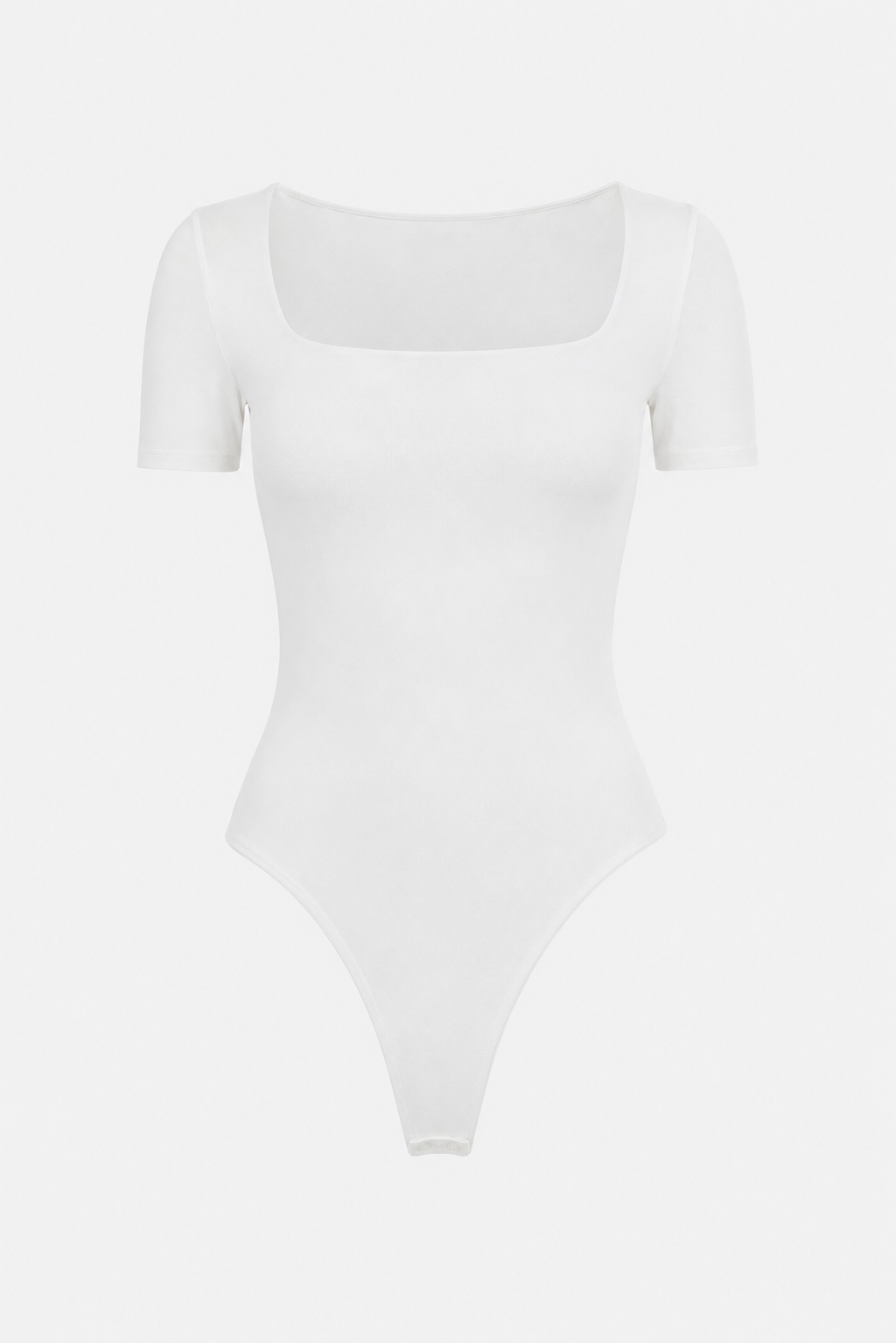 Blanche Square Neck Short Sleeve Jersey Bodysuit