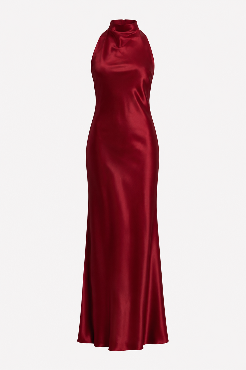 Ida Satin Finish Sleeveless Empire Maxi Dress