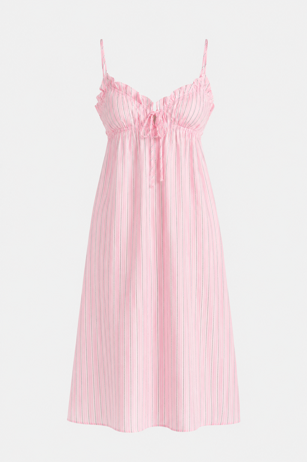 Marnie Striped Ruffle Cami and Shorts Pyjama Set