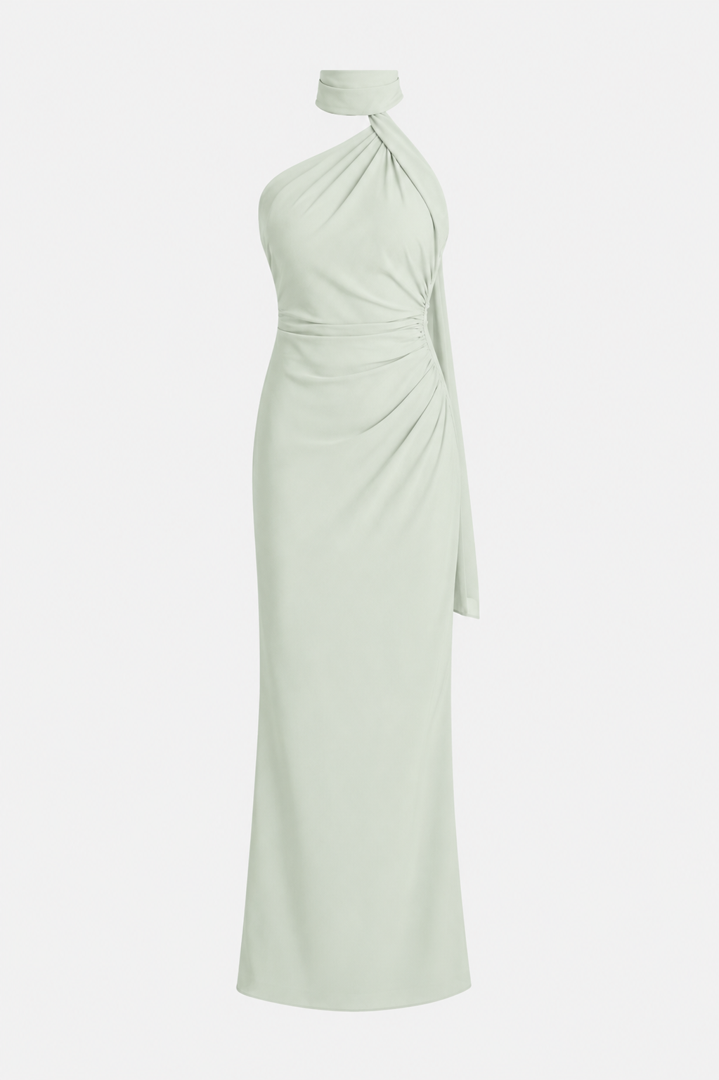 Elowen One Shoulder Chiffon Maxi Bridesmaid Dress