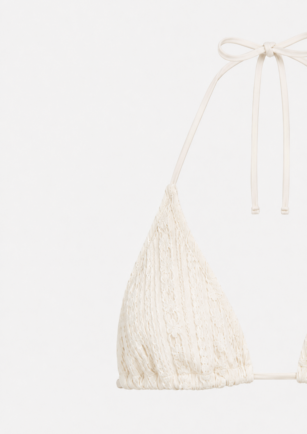 Tallulah Halter Triangle Bikini and Mesh Cover Up Set