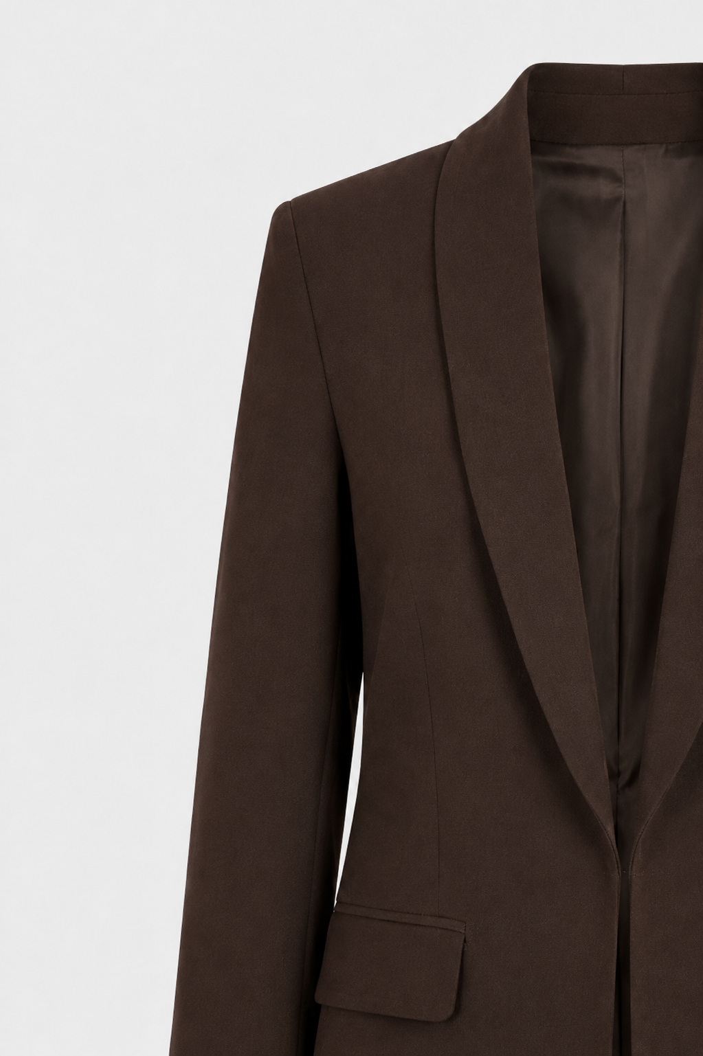 Blair Open Front Notched Lapel Tailored Blazer