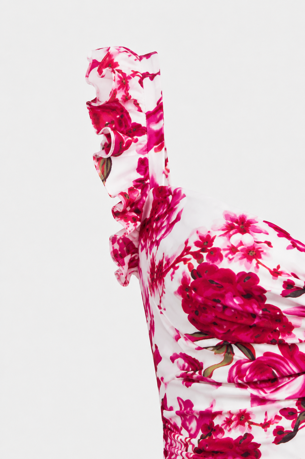 Libby Strappy Romantic Floral Print Y2K Mini Dress