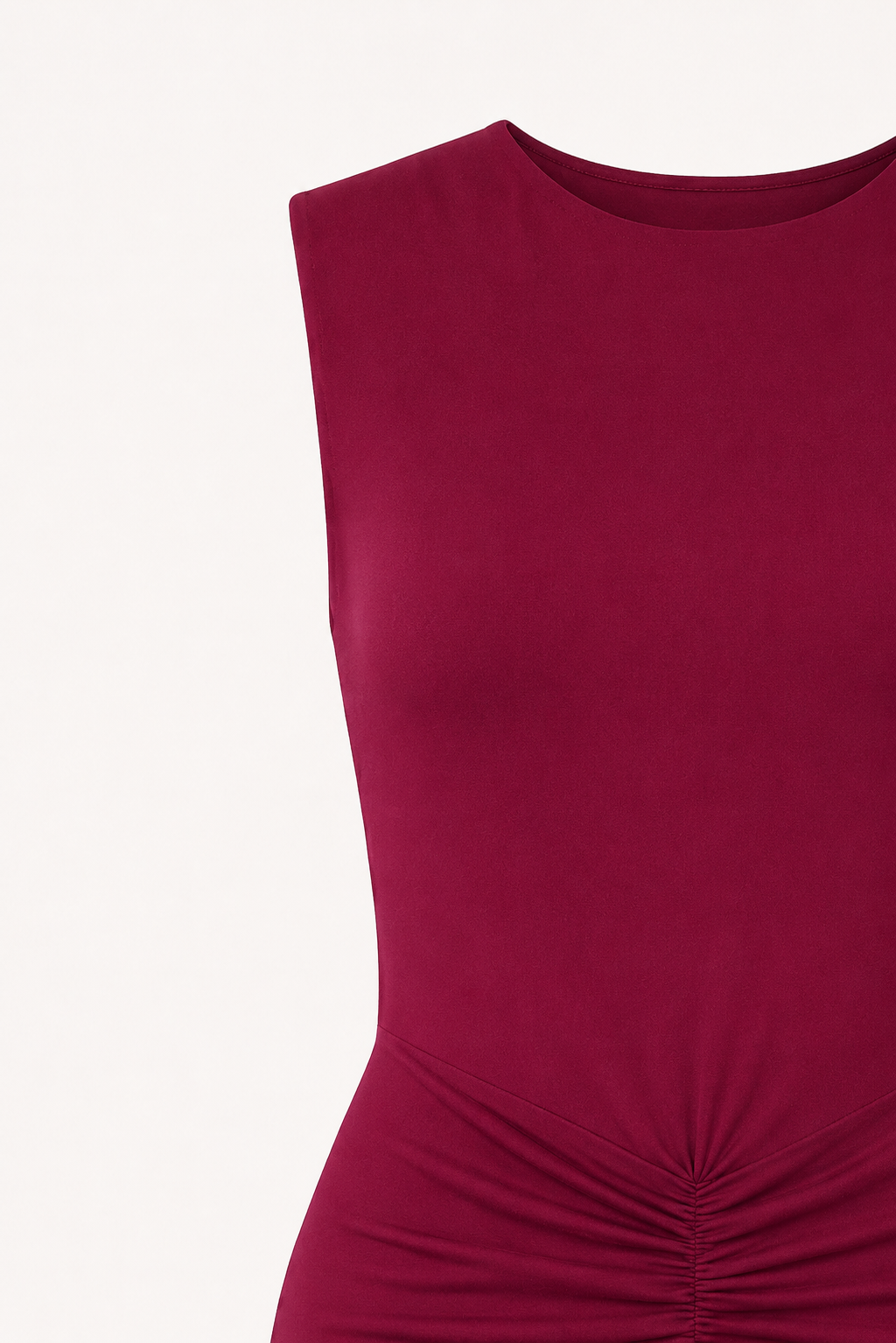 Verena Square Neck Backless Ruched Maxi Dress with Ribbon