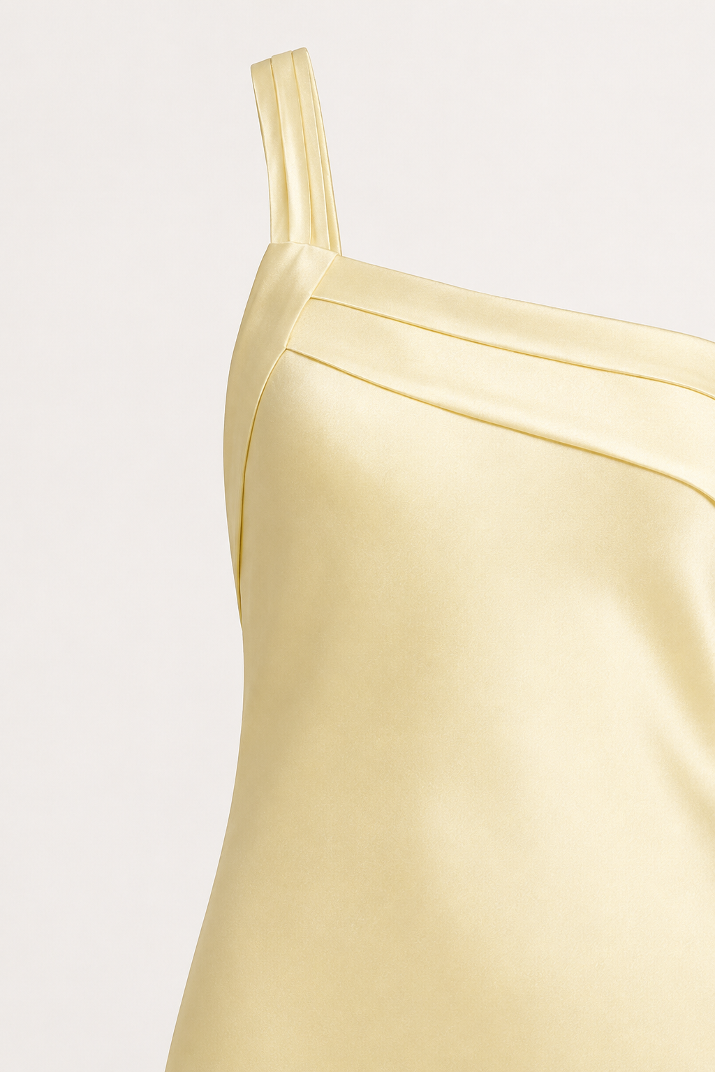 Sorrel One Shoulder Satin Thigh Split Maxi Dress