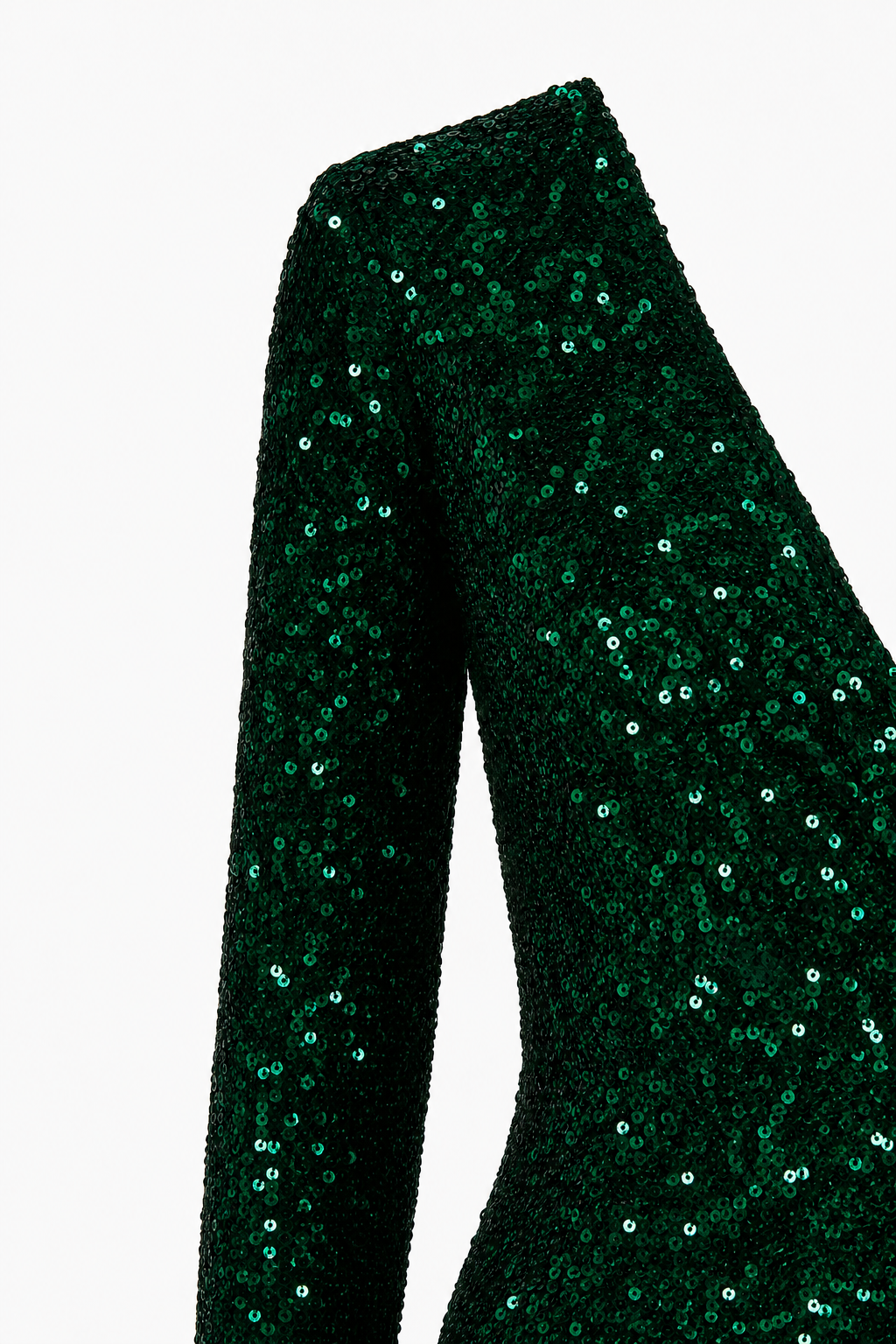 Esme A-Line Long Sleeve V-Neck Sequin Mini Dress