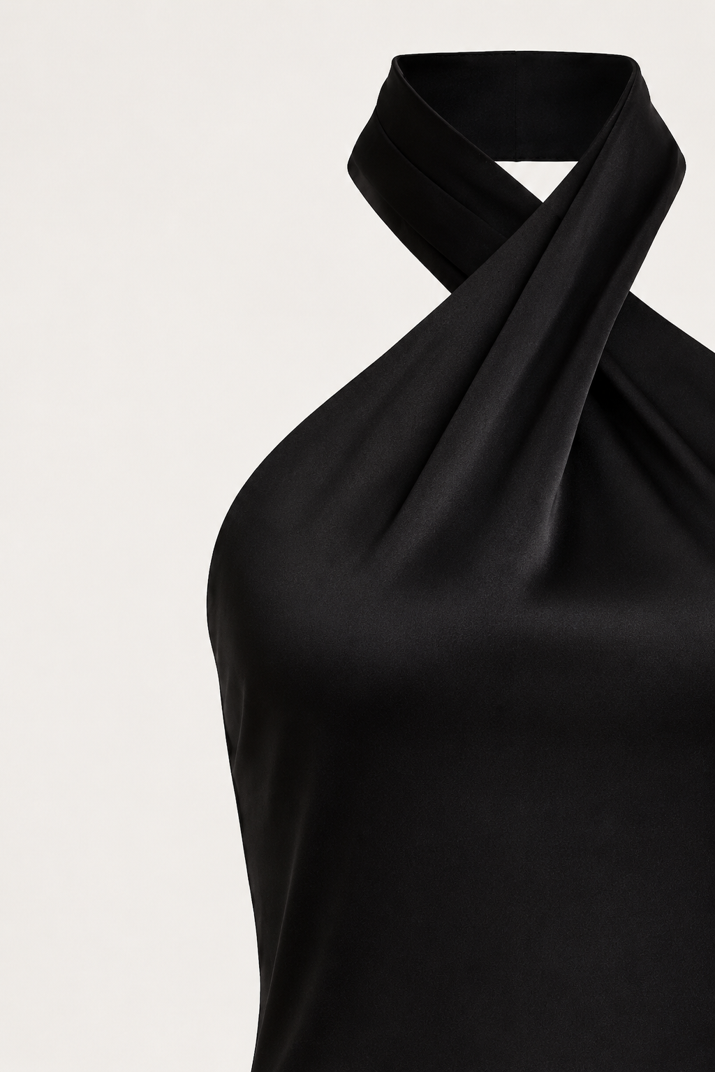 Zadie Asymmetric Halter Backless Bodycon Maxi Dress