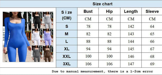 Yara Square Neck Seamless Stretch Pencil Jumpsuit