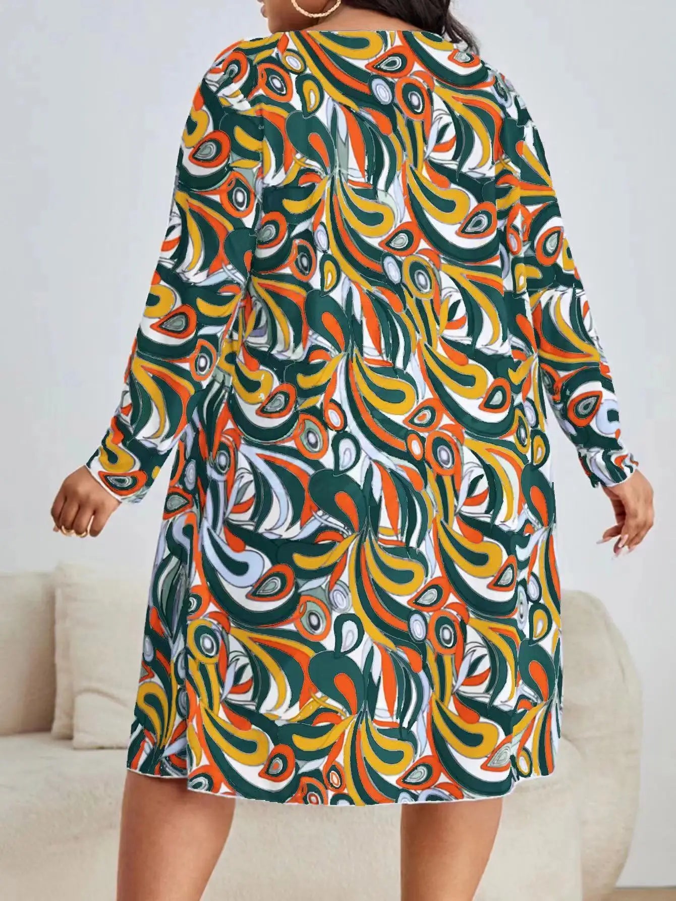 Juno Printed Three Piece Bikini and Kimono Set