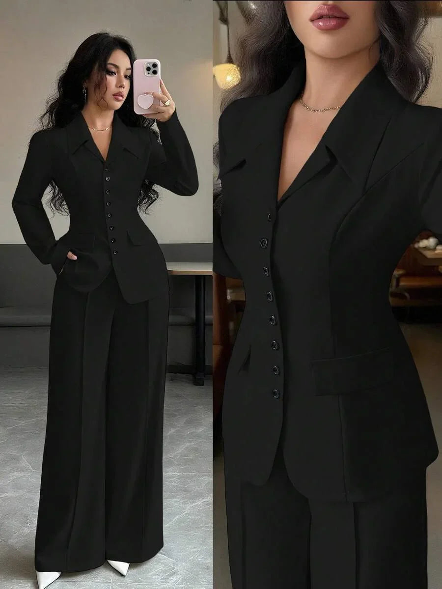 Frances Drop Shoulder Shirt and Trousers Co-ord Set