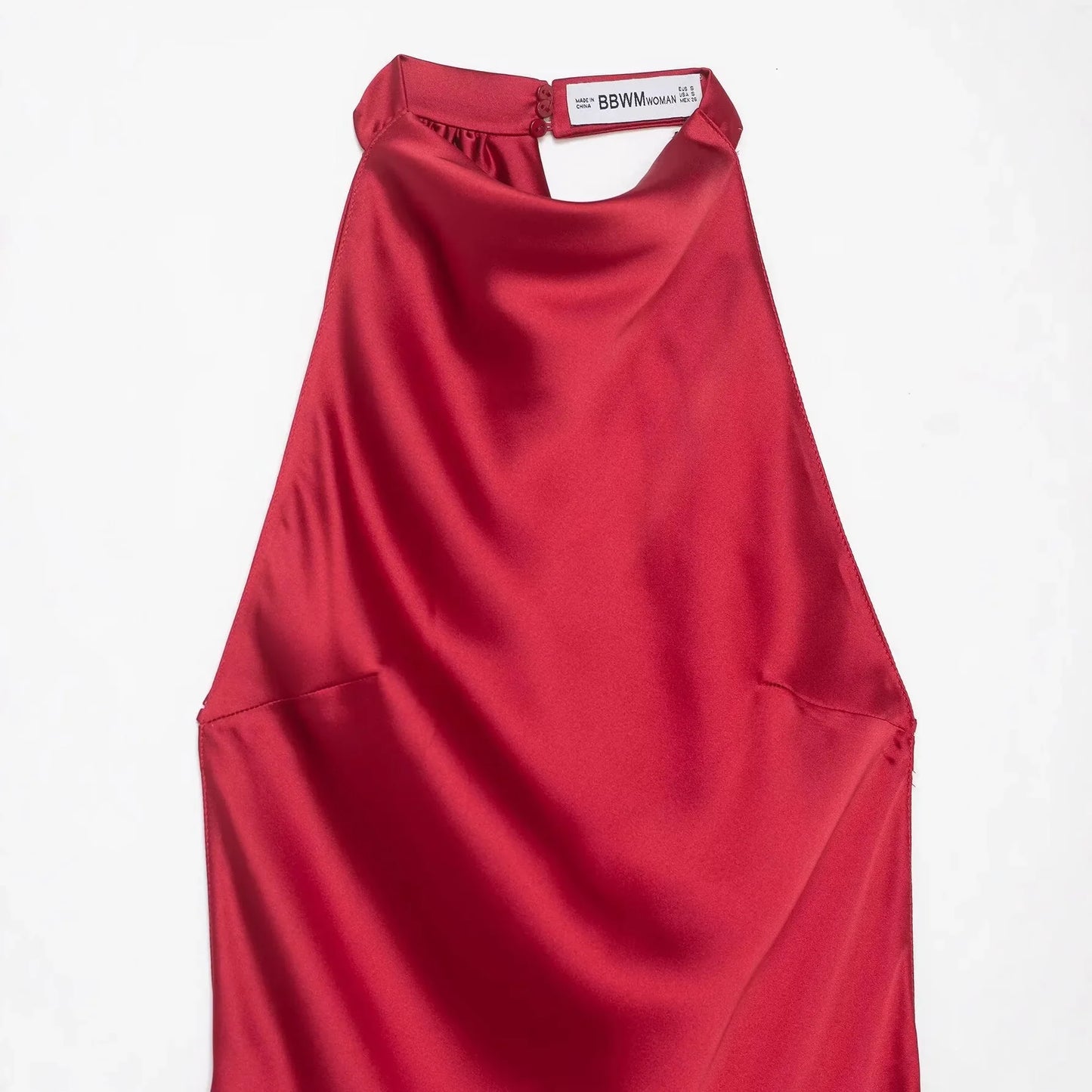 Ida Satin Finish Sleeveless Empire Maxi Dress