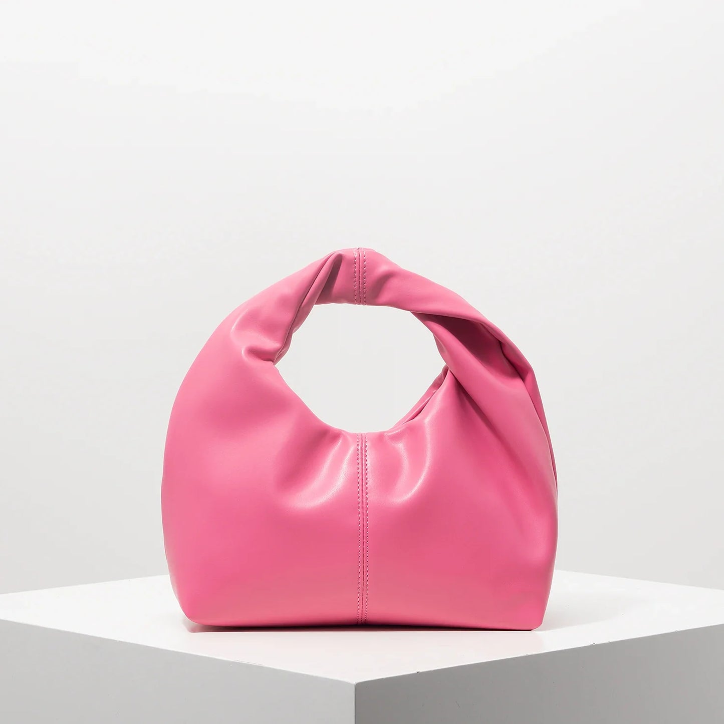 Sydenham Pleated Vegan Leather Clutch Bag
