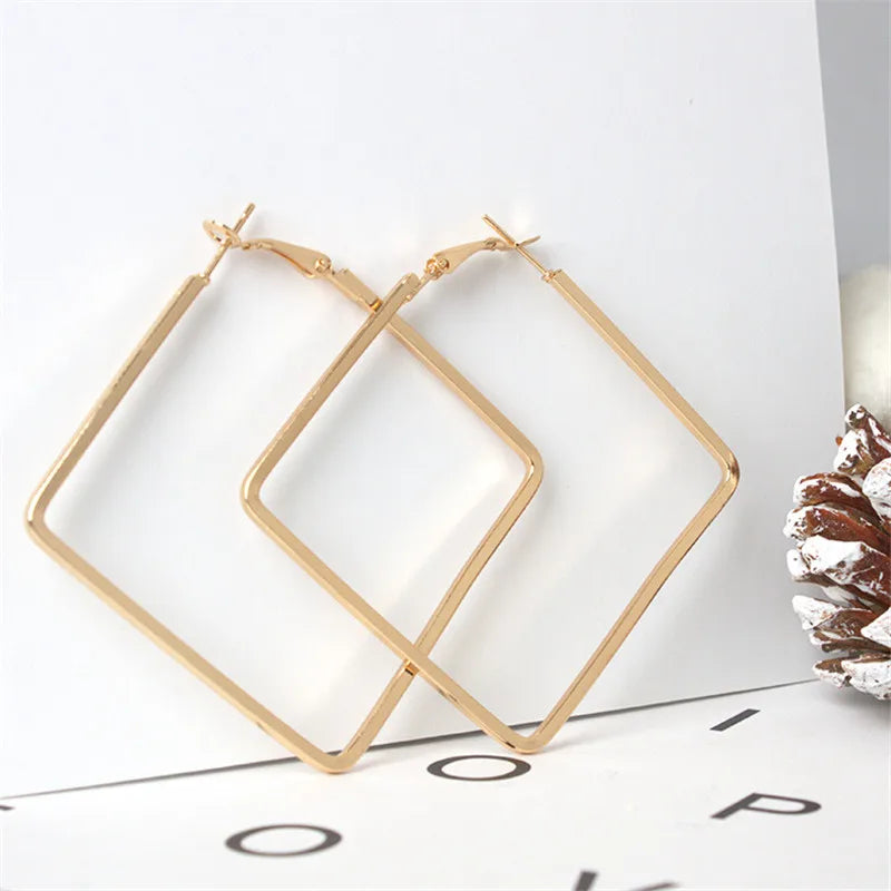Quinn Crystal and Enamel Geometric Drop Earrings
