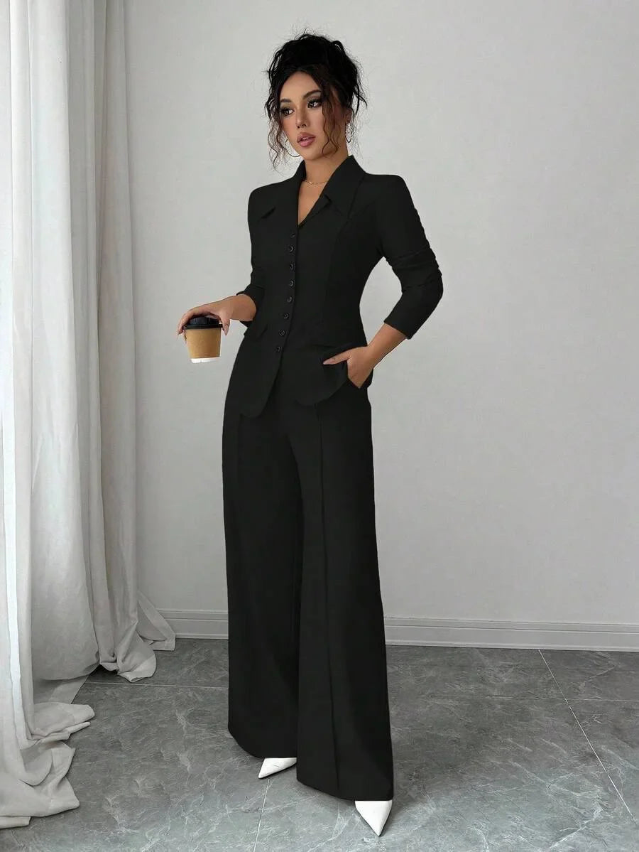 Frances Drop Shoulder Shirt and Trousers Co-ord Set