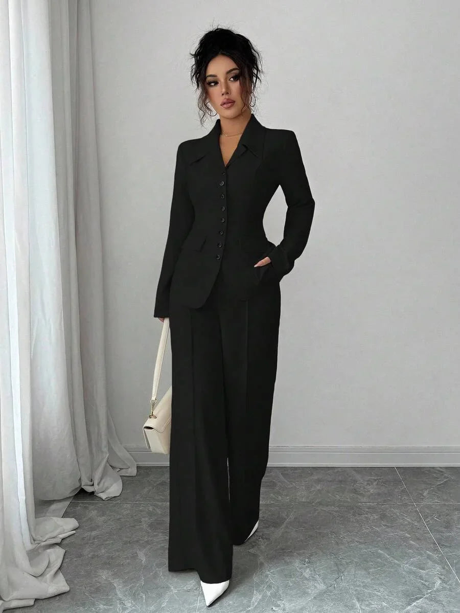 Frances Drop Shoulder Shirt and Trousers Co-ord Set