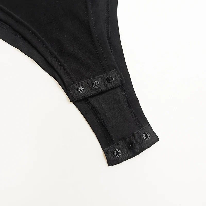 Blanche Square Neck Short Sleeve Jersey Bodysuit