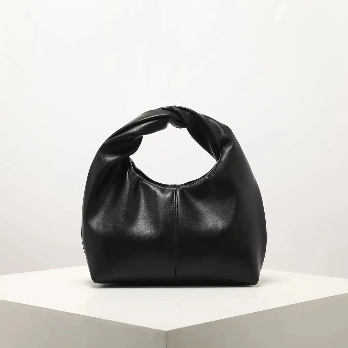 Sydenham Pleated Vegan Leather Clutch Bag