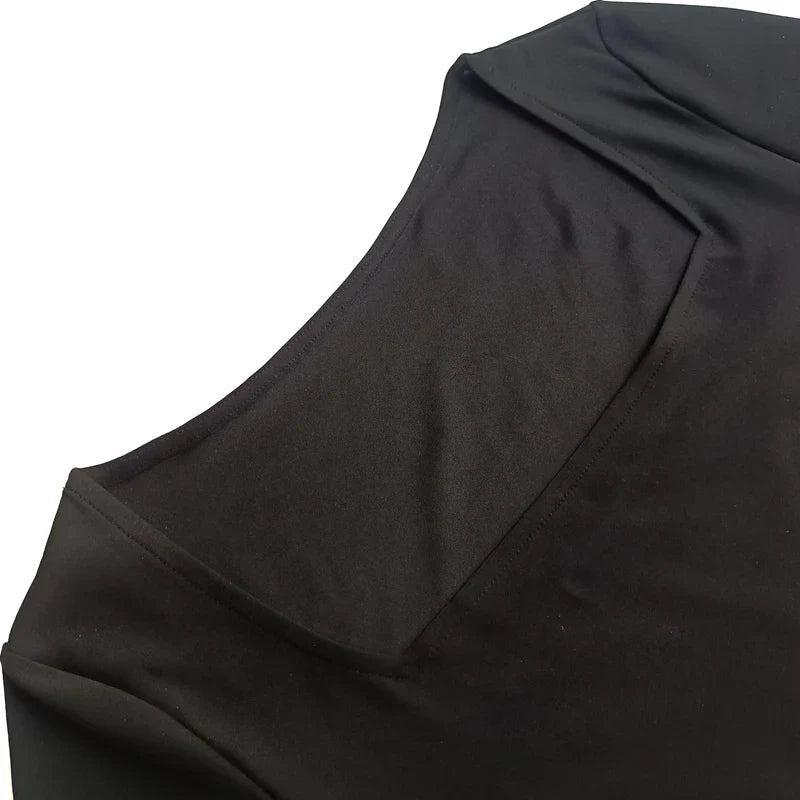 Blanche Square Neck Short Sleeve Jersey Bodysuit