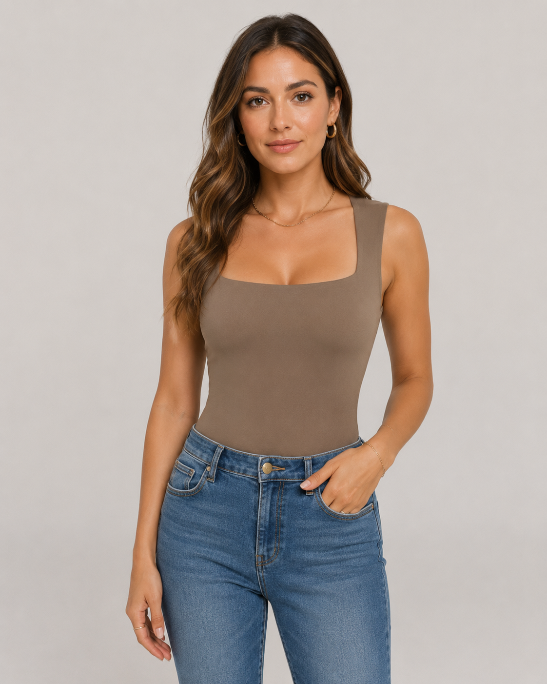 Tilly Backless Slim Fit Y2K Cotton Blend Cami Top