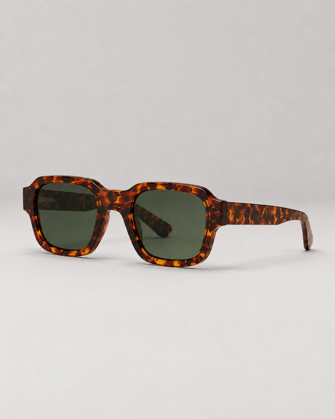 Riviera Transparent Frame Square Retro UV400 Sunglasses