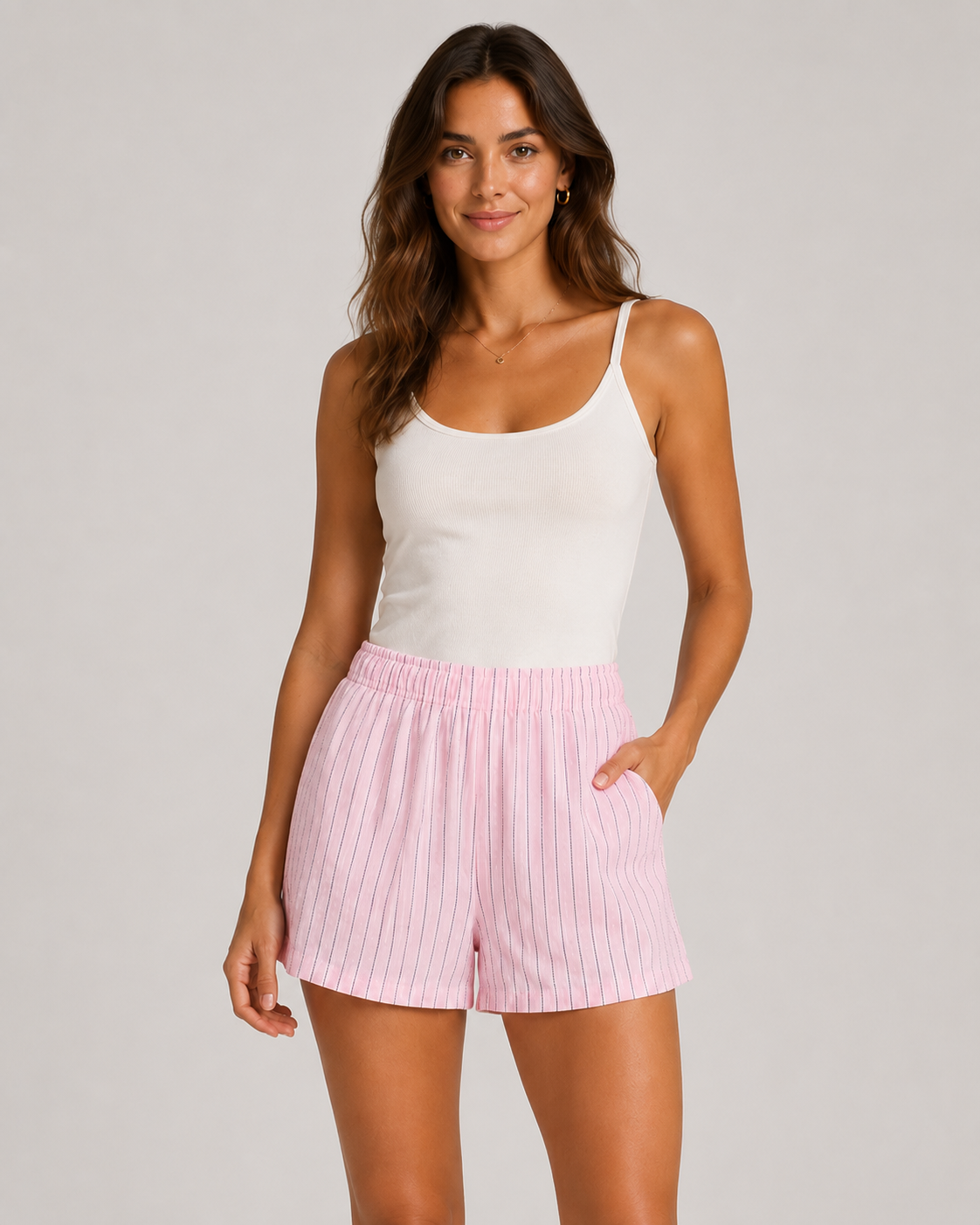 Lulu Ruffle Cami and Shorts Lounge Set