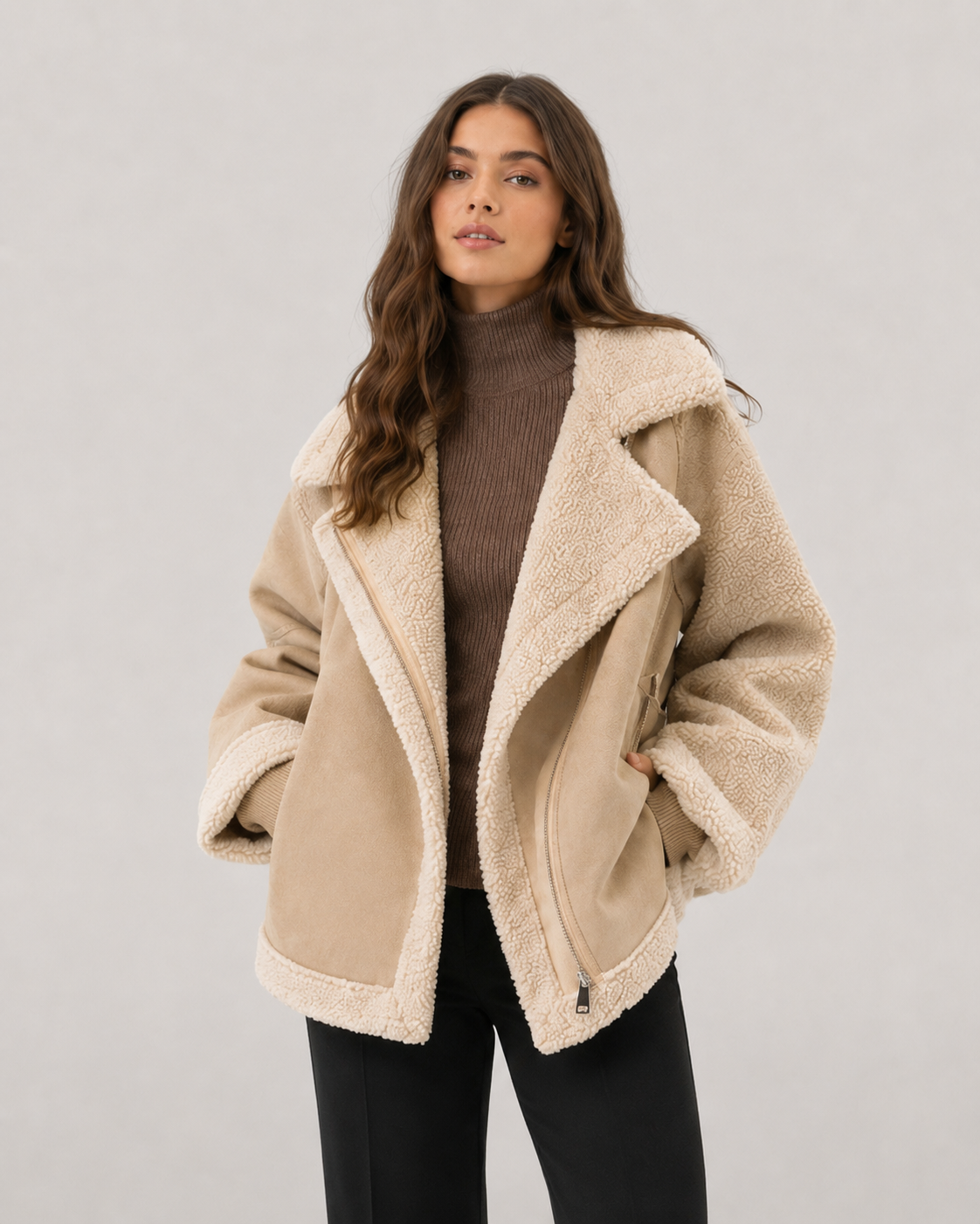 Astrid Hooded Zip Through Relaxed Windproof Jacket
