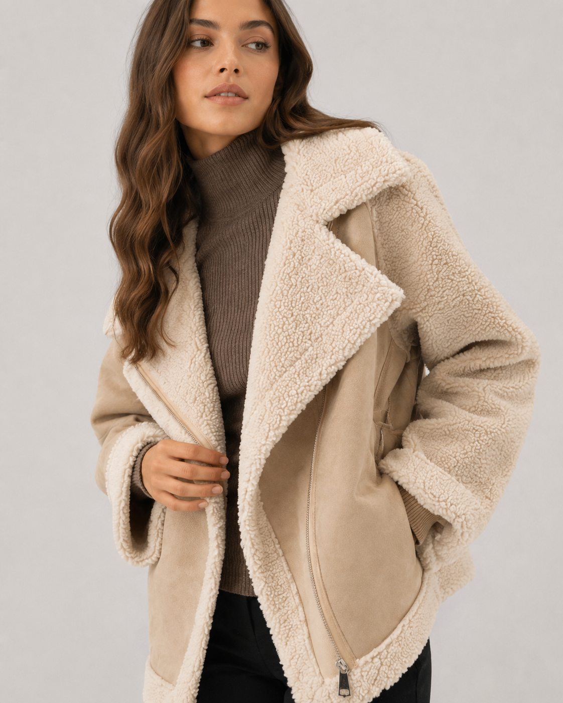 Astrid Hooded Zip Through Relaxed Windproof Jacket