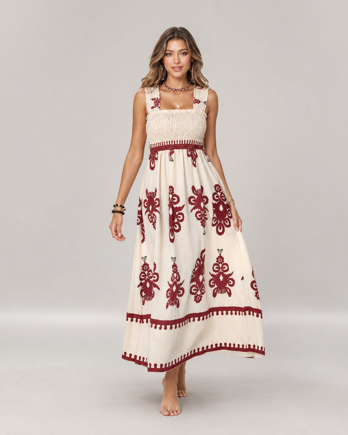 Enid Sweetheart Embroidered Mesh A-Line Mini Dress
