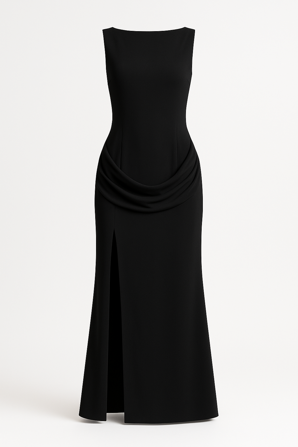Renata High Split Backless Sleeveless Maxi Dress