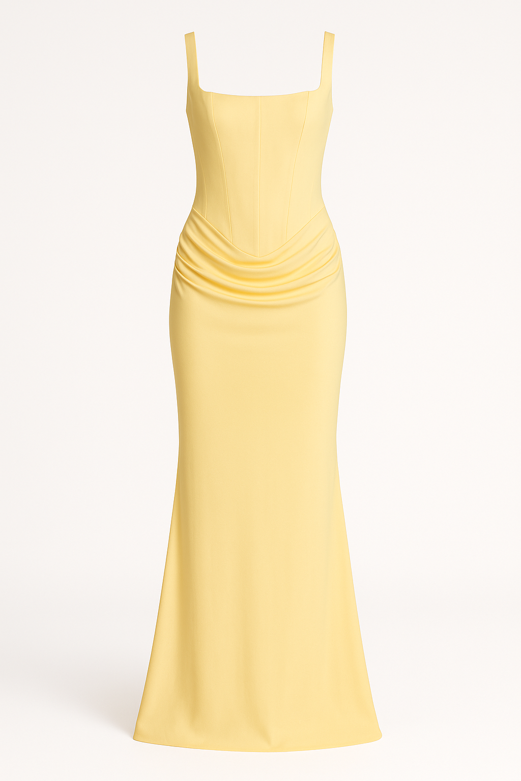 Verity Corset Bodice Flowing Maxi Evening Dress